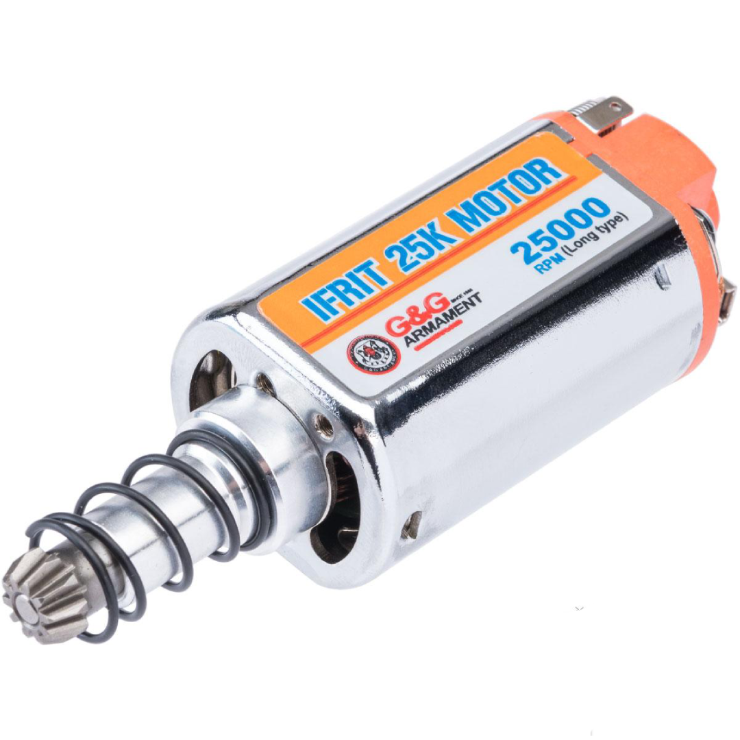 G&G Ifrit 25k Orange Long Type Motor for Airsoft AEG Rifles