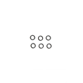 SHS Set Of Nozzles Seals 6 pcs