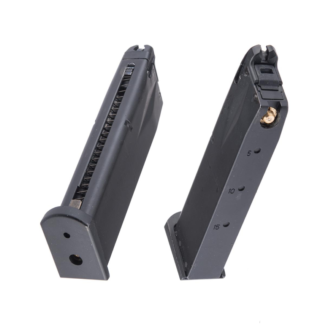 Double Bell 24 Rnd Green Gas Magazine for M9 Series Gas Blowback Airsoft Pistols