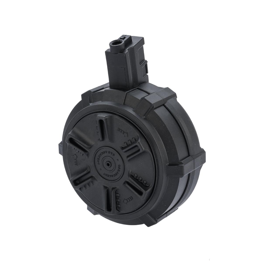 G&G Polymer 1500 Round Drum Magazine for MP5 Series Airsoft Electric Rifles