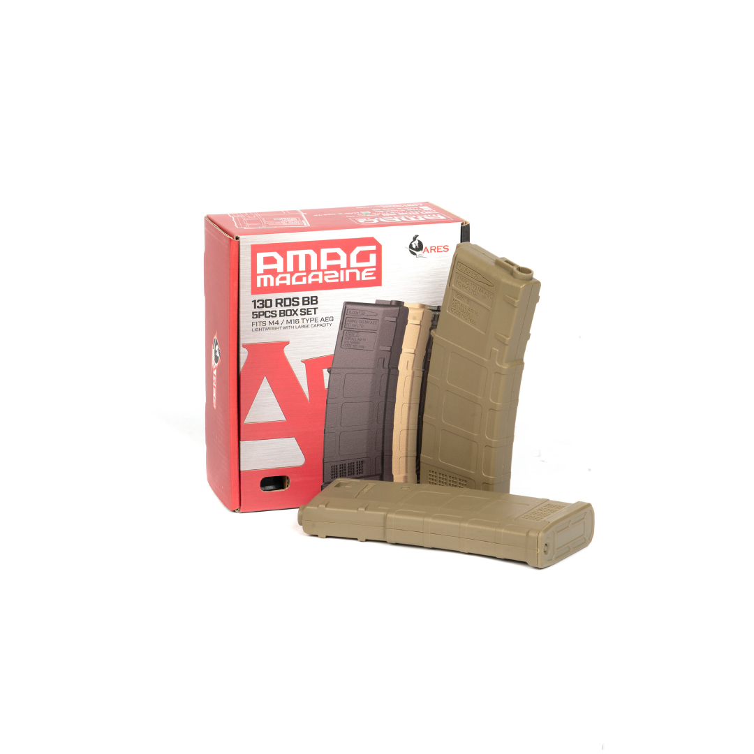 ARES AMAG 130rd Mid-Cap Magazine for M4 Airsoft AEG Rifles
