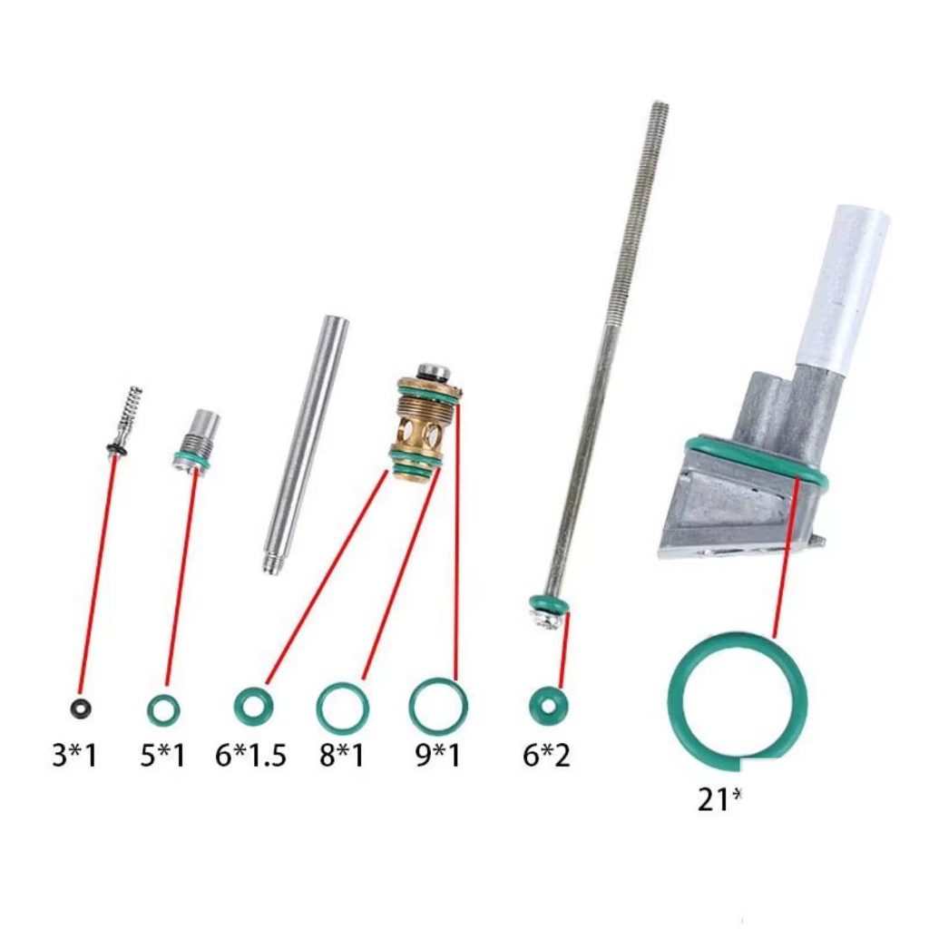 O-RING KIT + SILICONE (10 PCS)