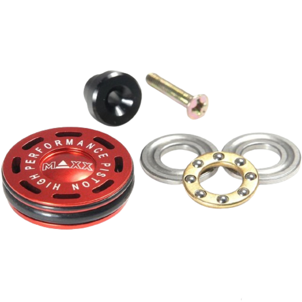 Maxx  CNC Aluminum Double O-Ring High Performance Ball Bearing AEG Piston Head