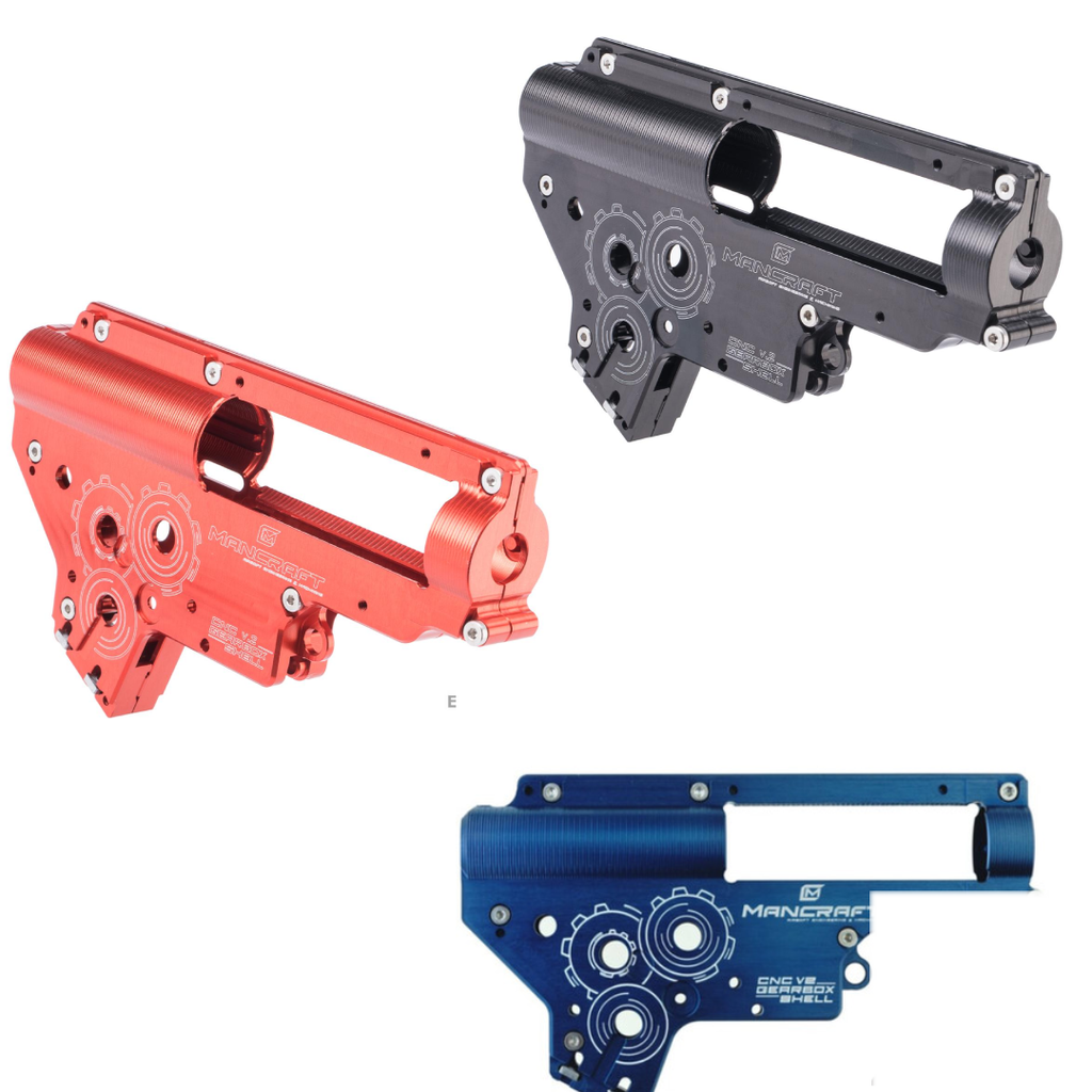 ManCraft CNC Gearbox shell  V2 | 8mm / QSC