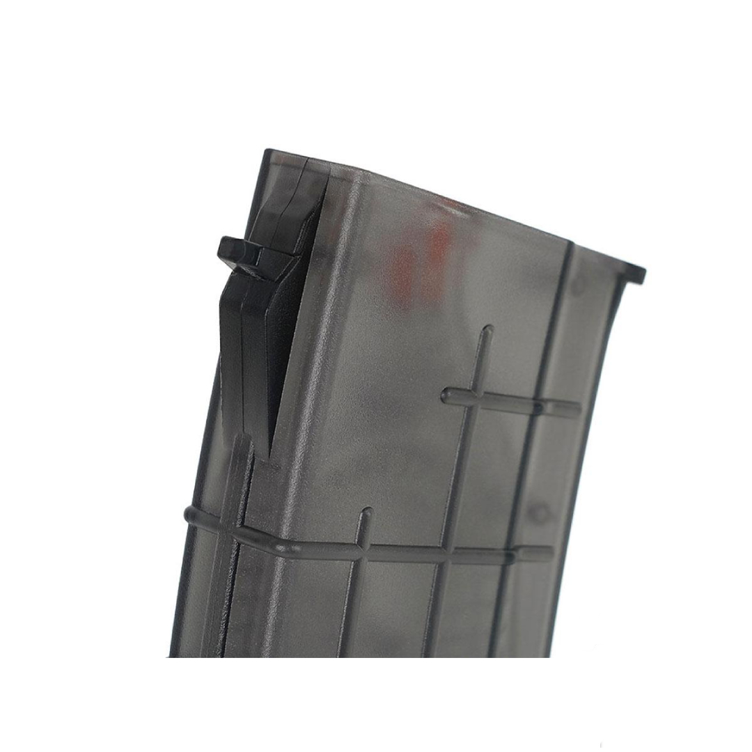 PTS TPM-AK 155rd Translucent Mid-Cap Magazine for Airsoft AEG Rifles