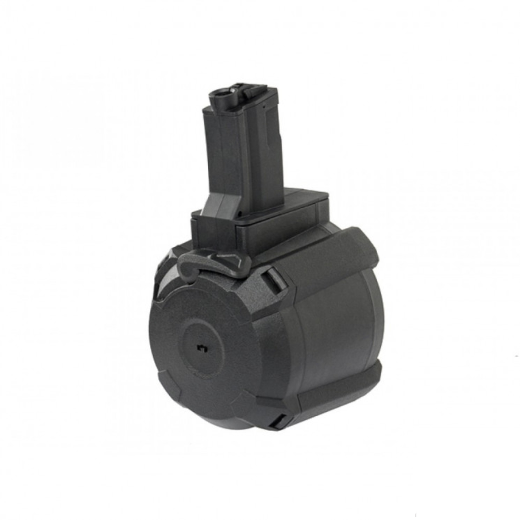 CYMA 1200 Rounds Drum Magazine For MP5  Airsoft AEG Rifle (battery included)