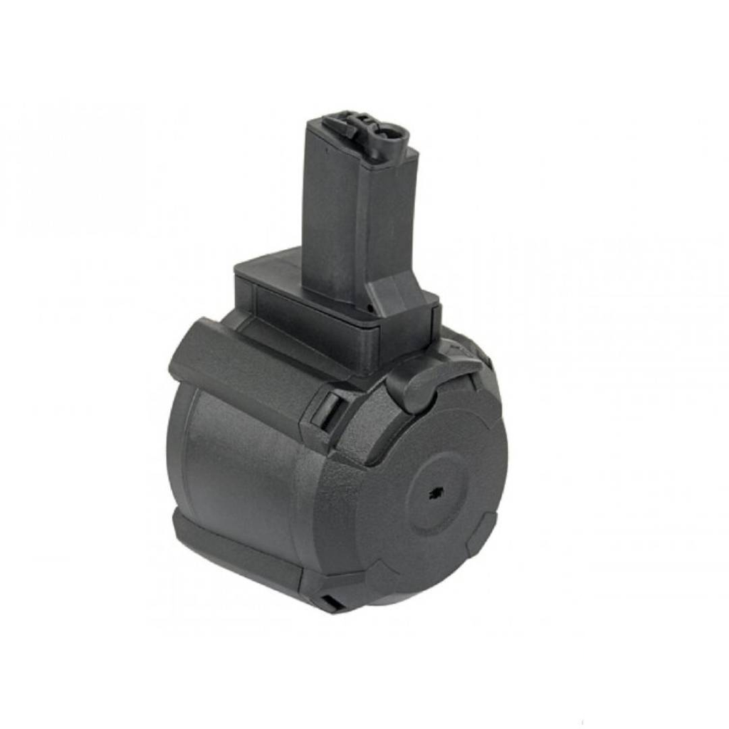CYMA 1200 Rounds Drum Magazine For MP5  Airsoft AEG Rifle (battery included)