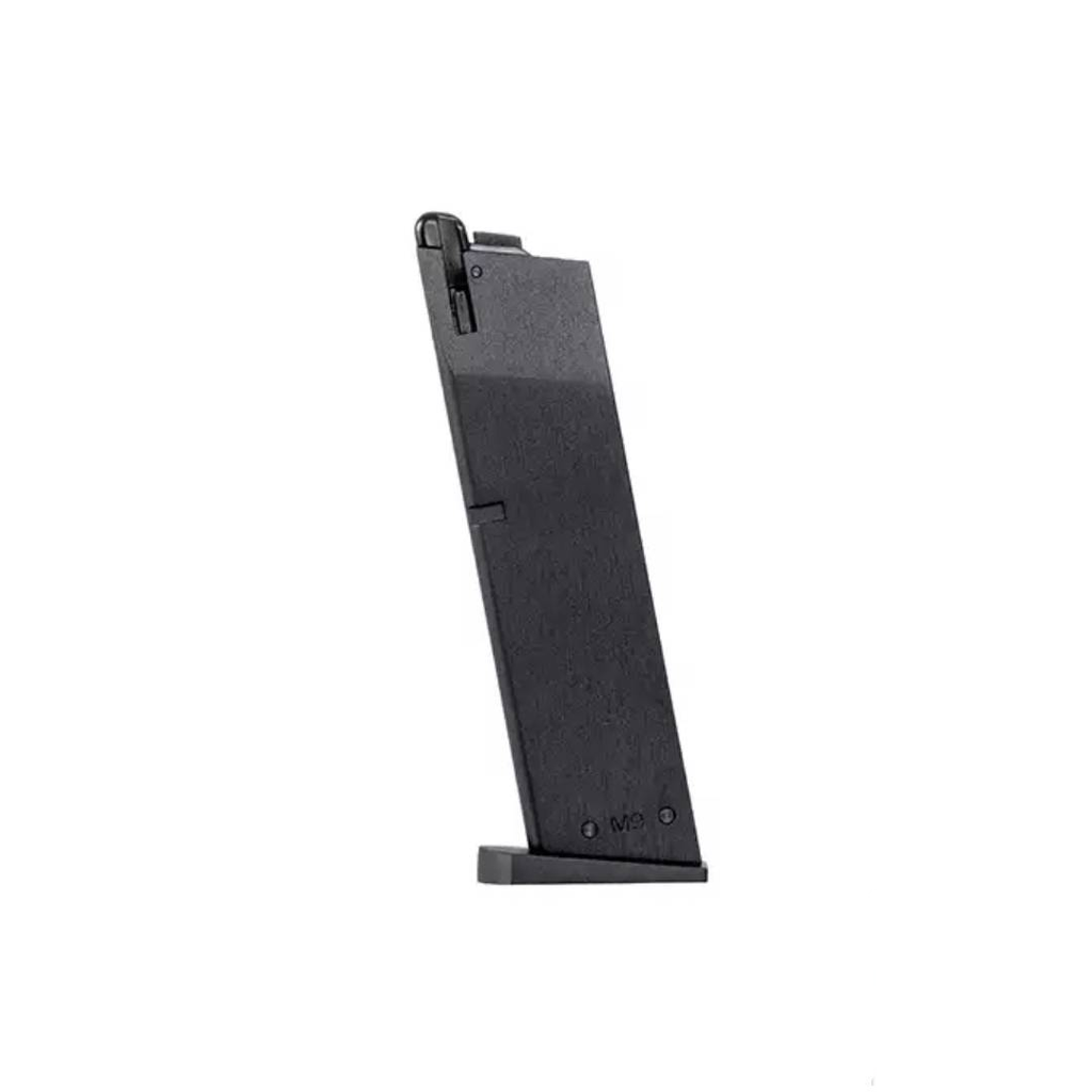 KJ WORKS 25Rds Gas Magazine for M9 / M9A1 Airsoft