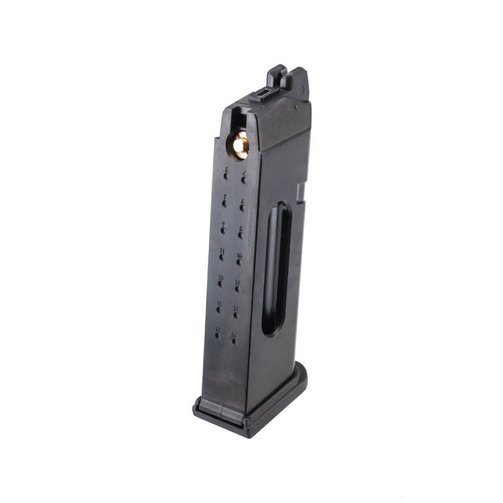 SRC 17rd Magazine for Licensed GLOCK 17 Gen. 5 MOS CO2 Airsoft GBB Pistols