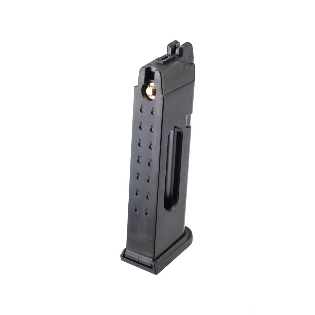SRC 17rd Magazine for Licensed GLOCK 17 Gen. 5 MOS CO2 Airsoft GBB Pistols