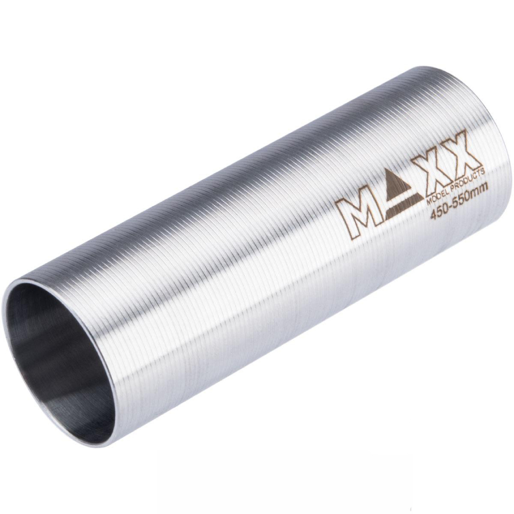 Maxx Model CNC Hardened Stainless Steel Airsoft AEG Cylinder (Type A /450-550mm)