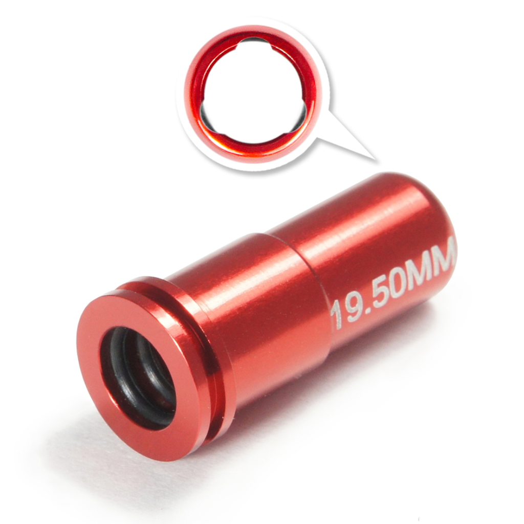 Maxx CNC Aluminum Double O-Ring Air Seal Nozzle (19.50mm) For Airsoft AEG Series