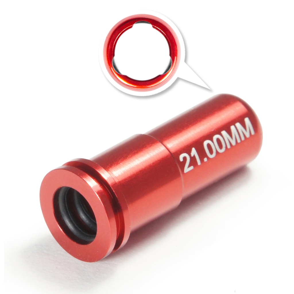 Maxx CNC Aluminum Double O-Ring Air Seal Nozzle (21.00mm) For Airsoft AEG Series