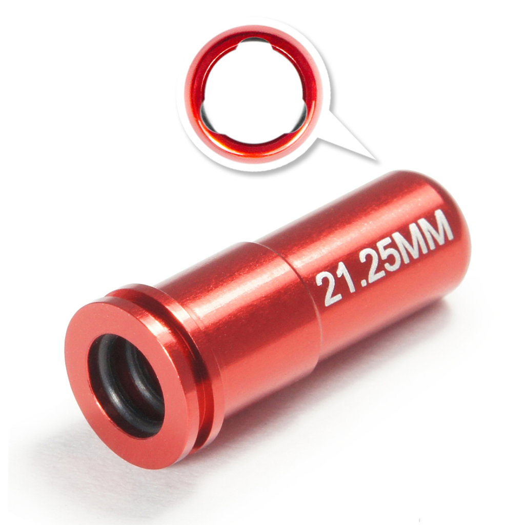 Maxx CNC Aluminum Double O-Ring Air Seal Nozzle (21.25mm) For Airsoft AEG Series