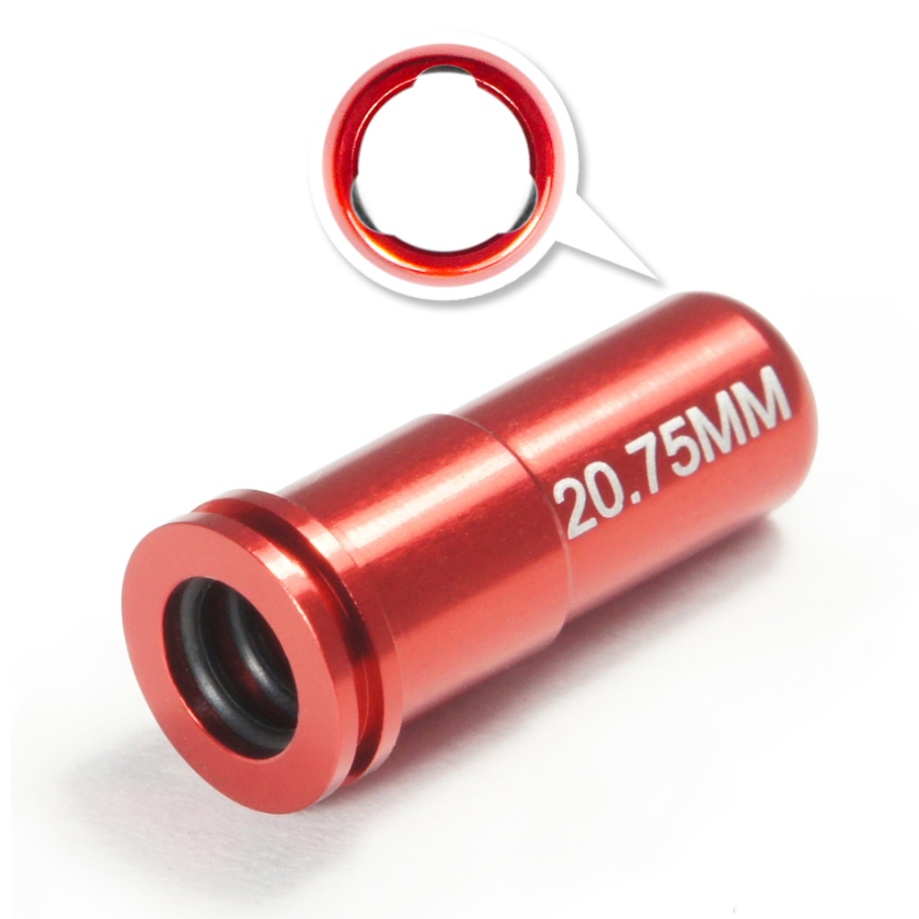 Maxx CNC Aluminum Double O-Ring Air Seal Nozzle (20.75mm) For Airsoft AEG Series