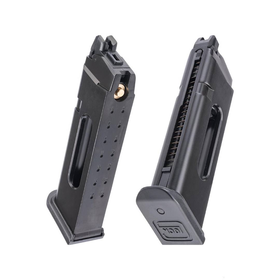 SRC 17rd Magazine for Licensed GLOCK 17 Gen. 5 MOS CO2 Airsoft GBB Pistols