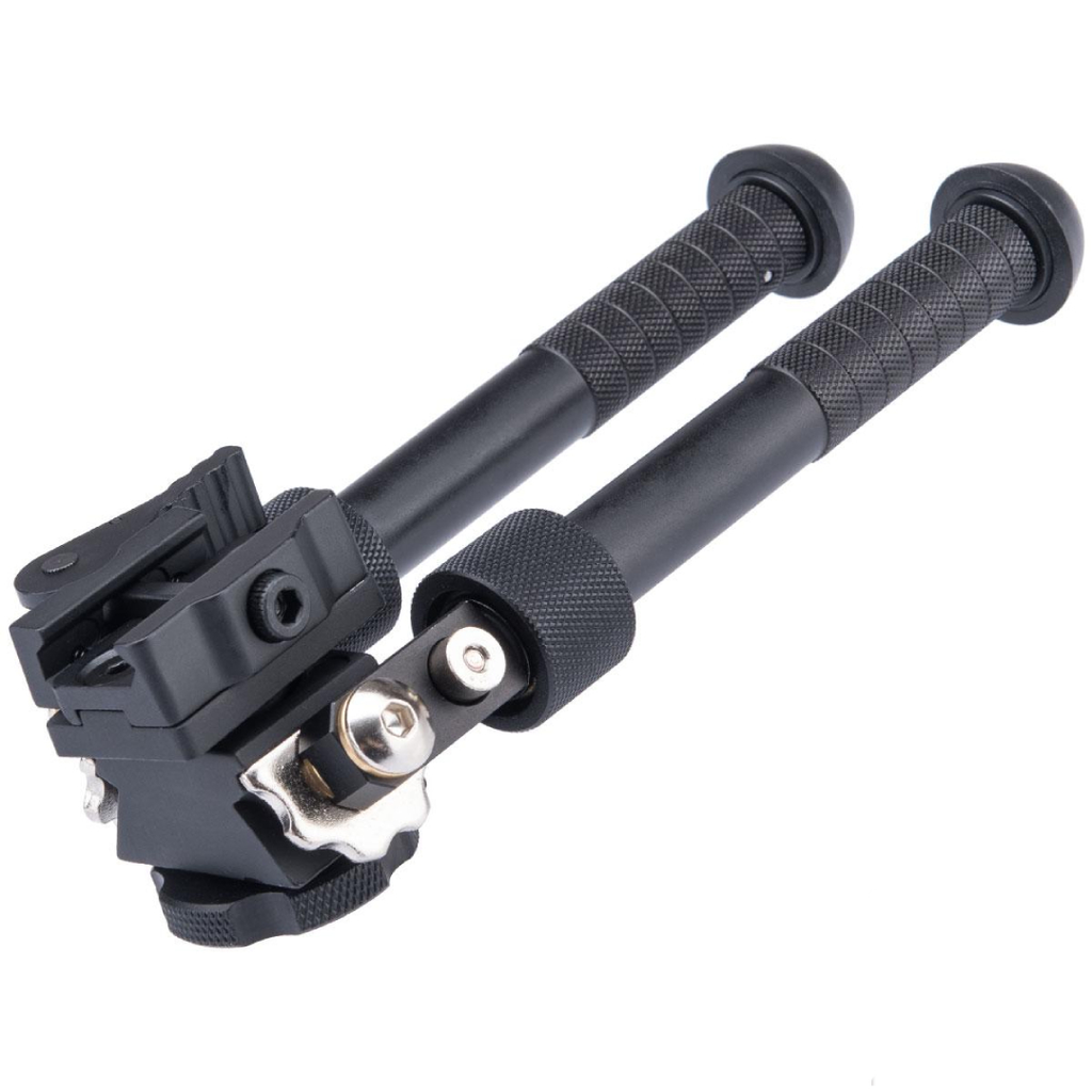 APS Adjustable Folding Bipod w/ Pivoting Picatinny Rail Mount