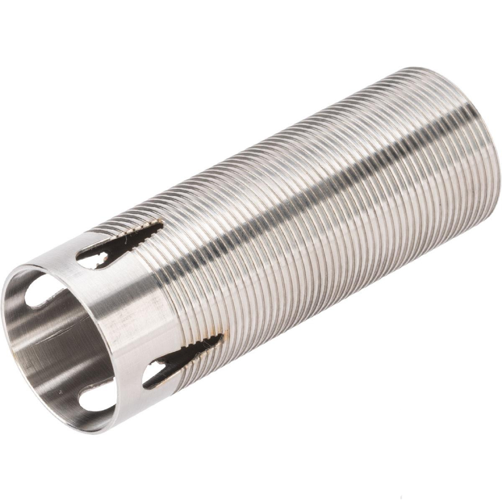 Angel Custom CNC Advanced Stainless Ribbed Airsoft AEG Cylinder(Type 2/Teardrop)