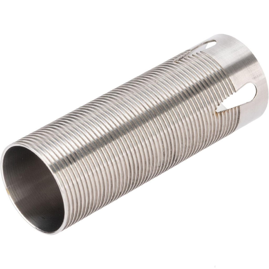 Angel Custom CNC Advanced Stainless Ribbed Airsoft AEG Cylinder(Type 2/Teardrop)