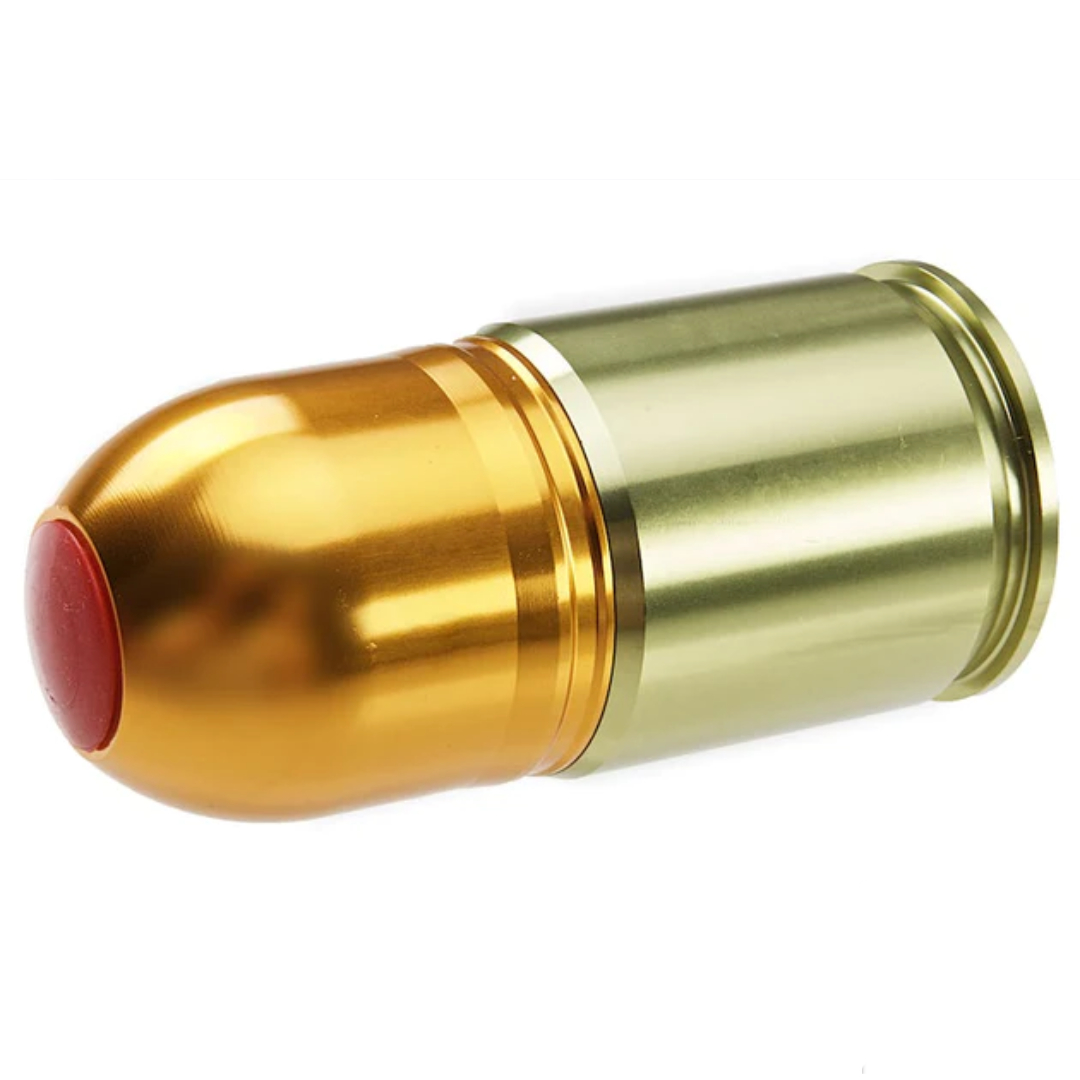 CNC Aluminum Airsoft 40mm Green Gas Grenade Shell