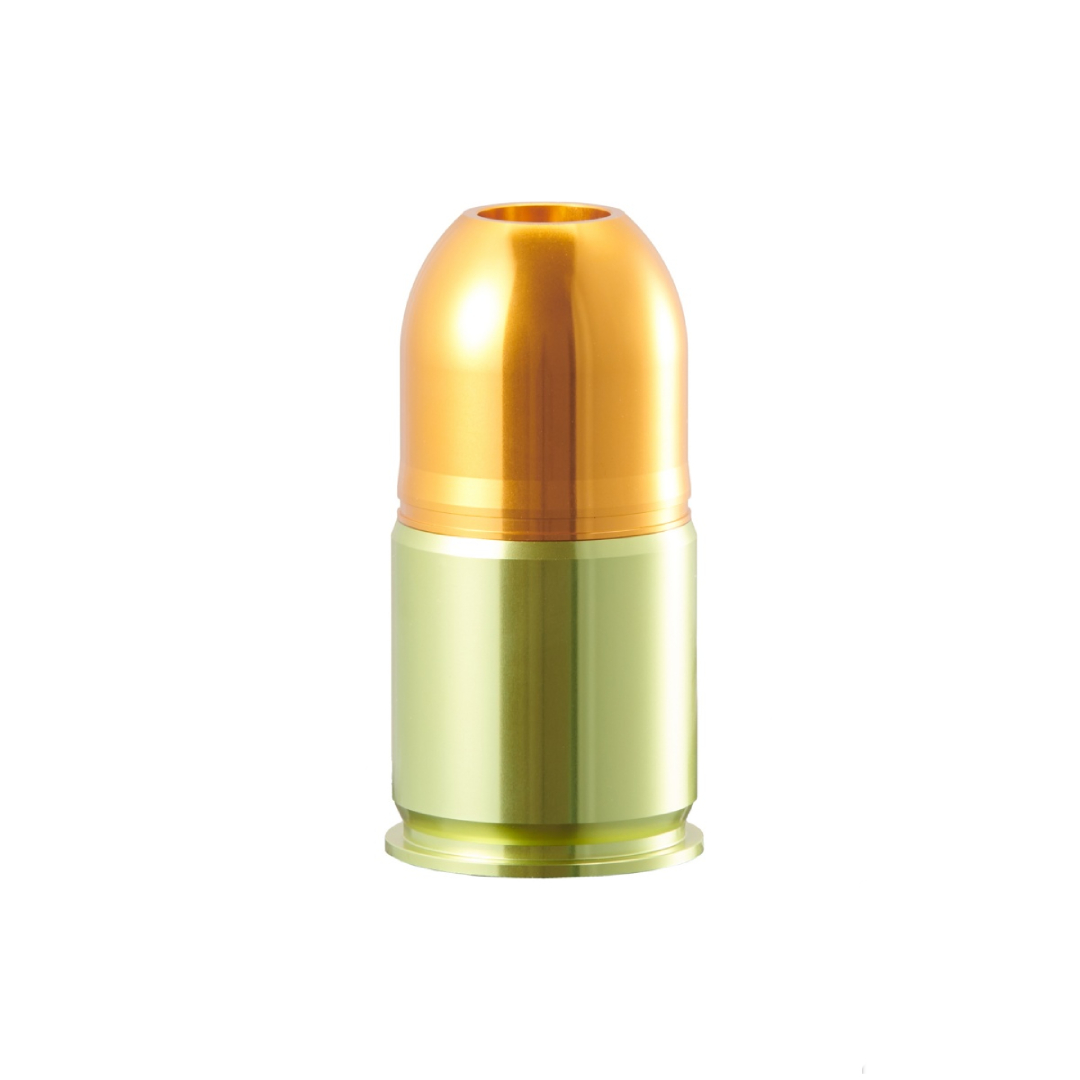 CNC Aluminum Airsoft 40mm Green Gas Grenade Shell