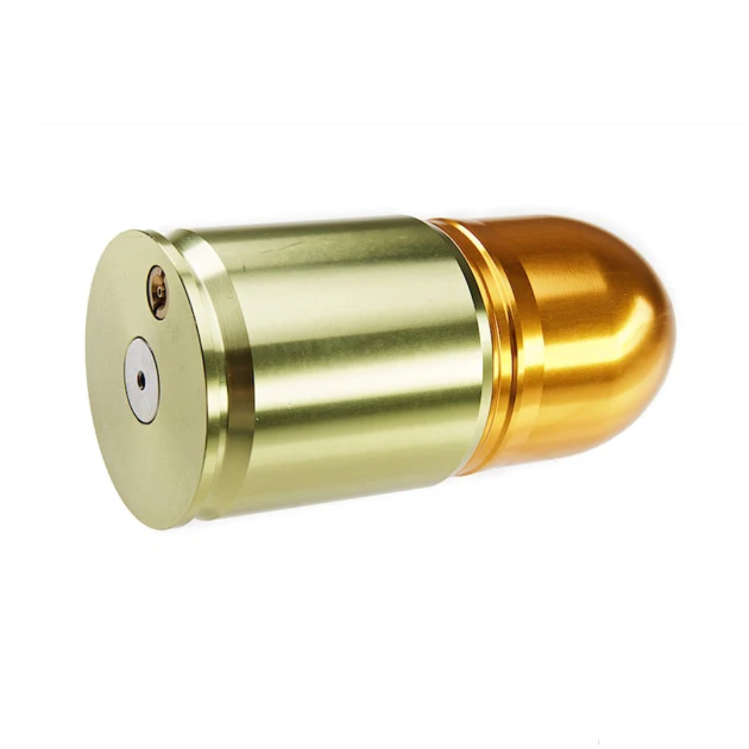 CNC Aluminum Airsoft 40mm Green Gas Grenade Shell