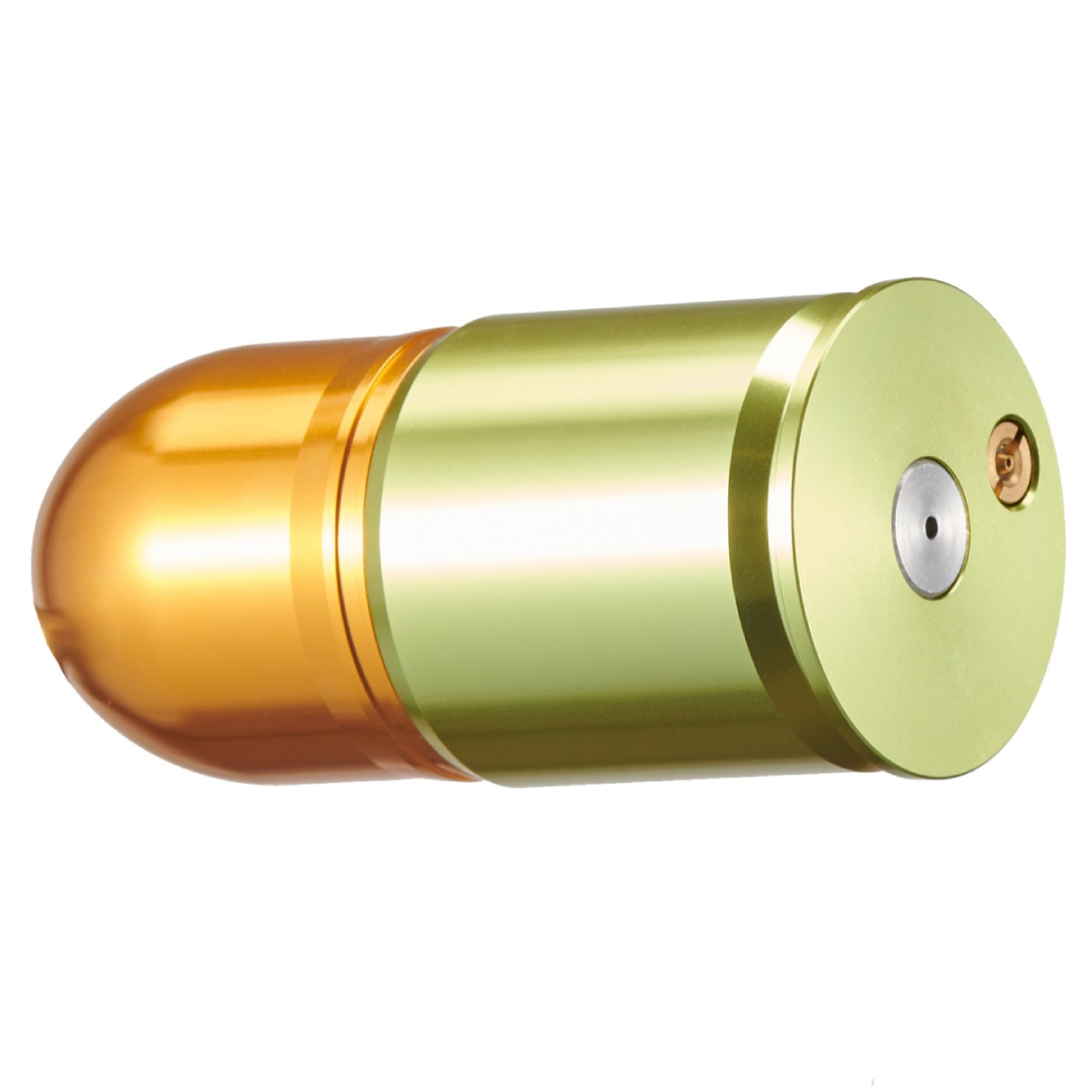 CNC Aluminum Airsoft 40mm Green Gas Grenade Shell