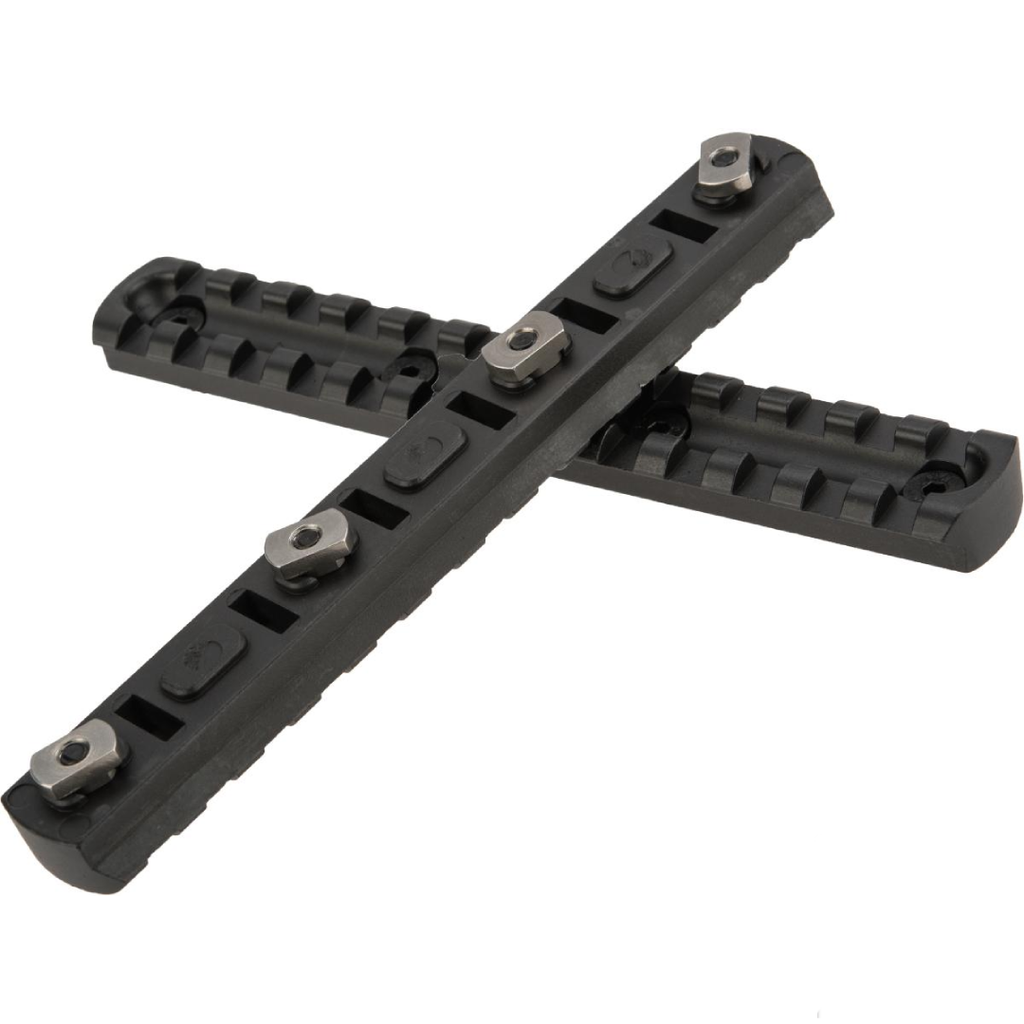ARES Key Rail Attachement for Rail Systems (Type: M-LOK / 5.5" / 2 Pieces)