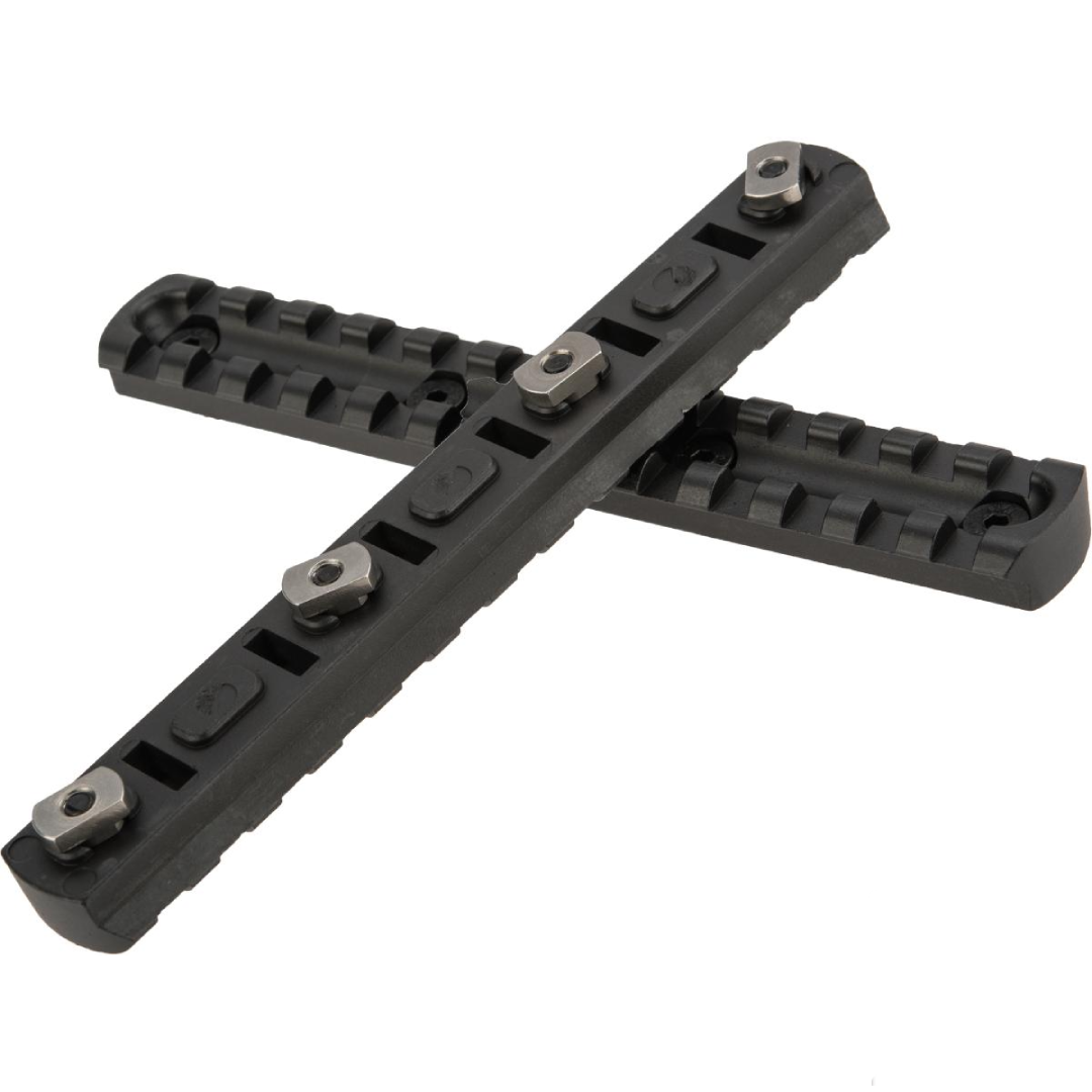 ARES Key Rail Attachement for Rail Systems (Type: M-LOK / 5.5" / 2 Pieces)