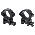 Matrix Aluminum Scope Mounting Rings (Color: Black / 1" Tube / Short)