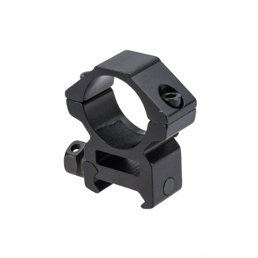 Matrix Aluminum Scope Mounting Rings (Color: Black / 1" Tube / Short)