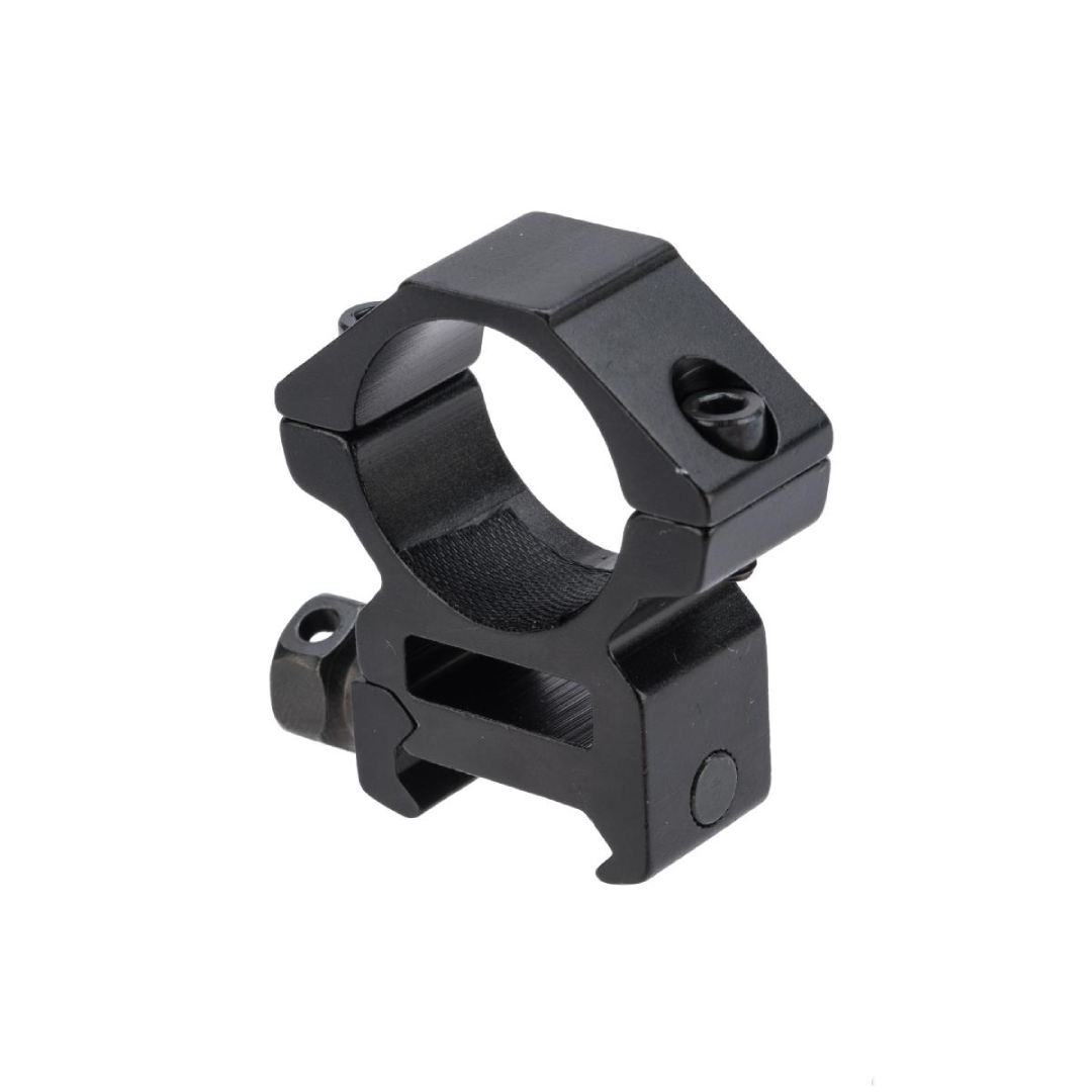 Matrix Aluminum Scope Mounting Rings (Color: Black / 1" Tube / Short)