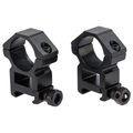 Matrix Aluminum Scope Mounting Rings (Color: Black / 1" Tube / High)
