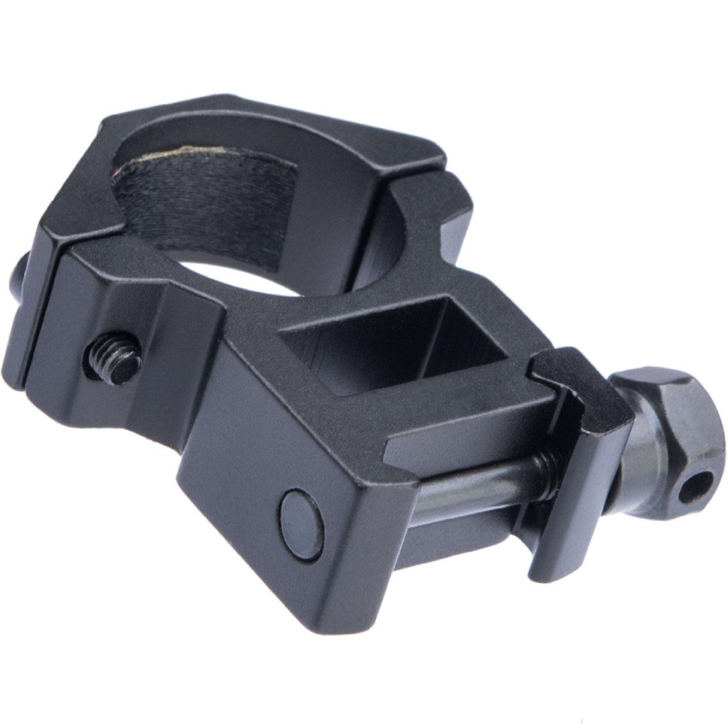 Matrix Aluminum Scope Mounting Rings (Color: Black / 1" Tube / High)