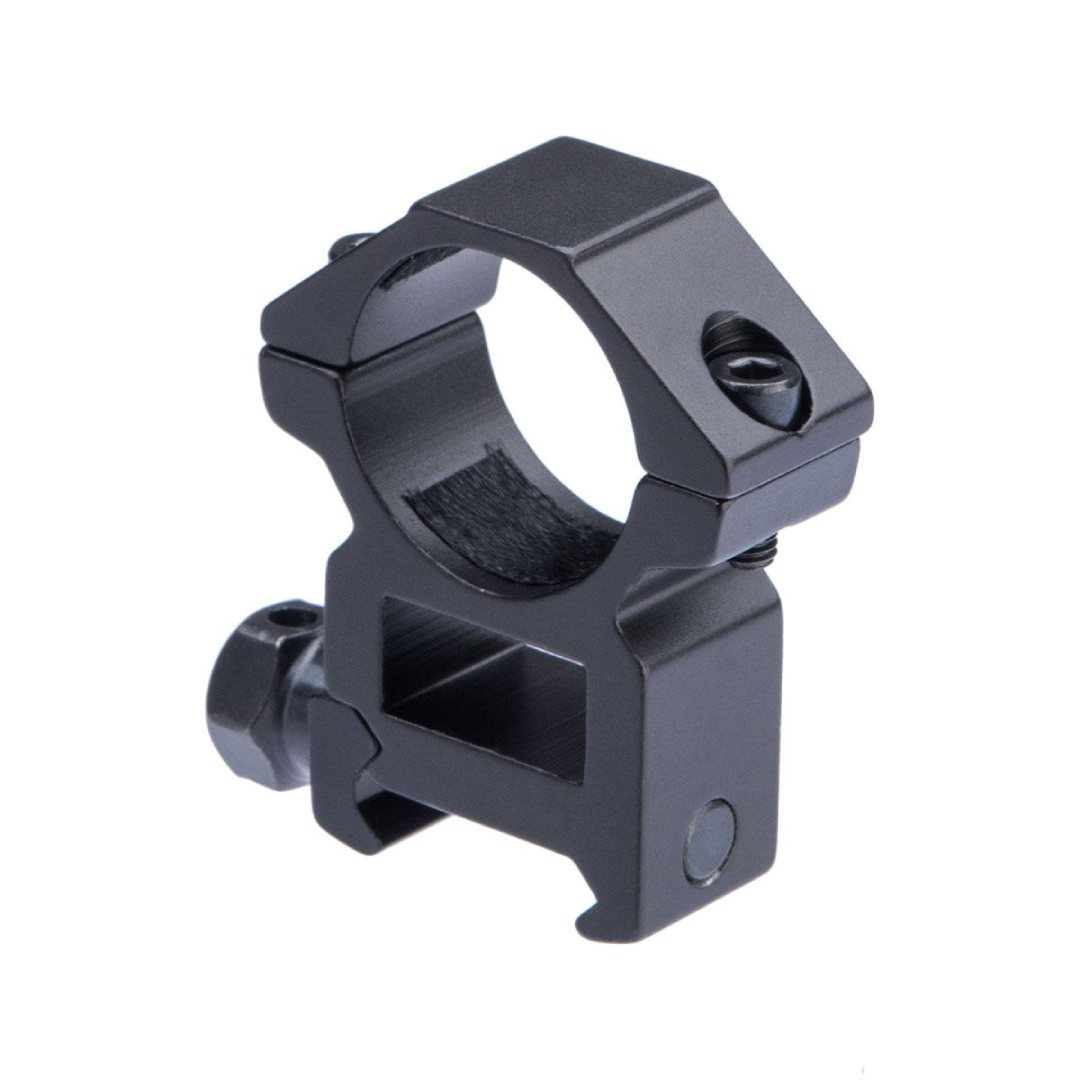 Matrix Aluminum Scope Mounting Rings (Color: Black / 1" Tube / High)
