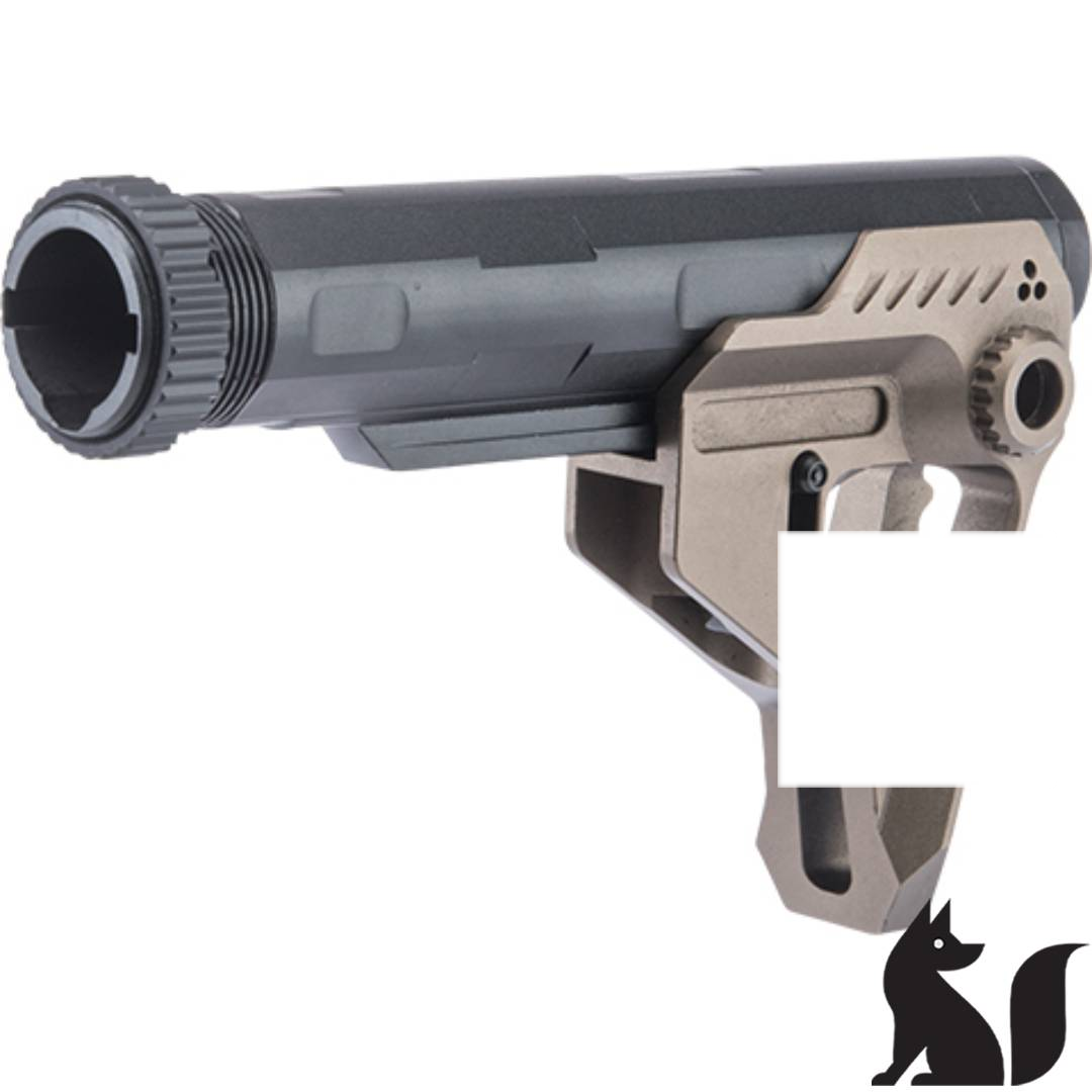 קת 6mmProShop Strike Industries Pit CNC עם צינור Buffer מתקדם לרובי איירסופט מסד