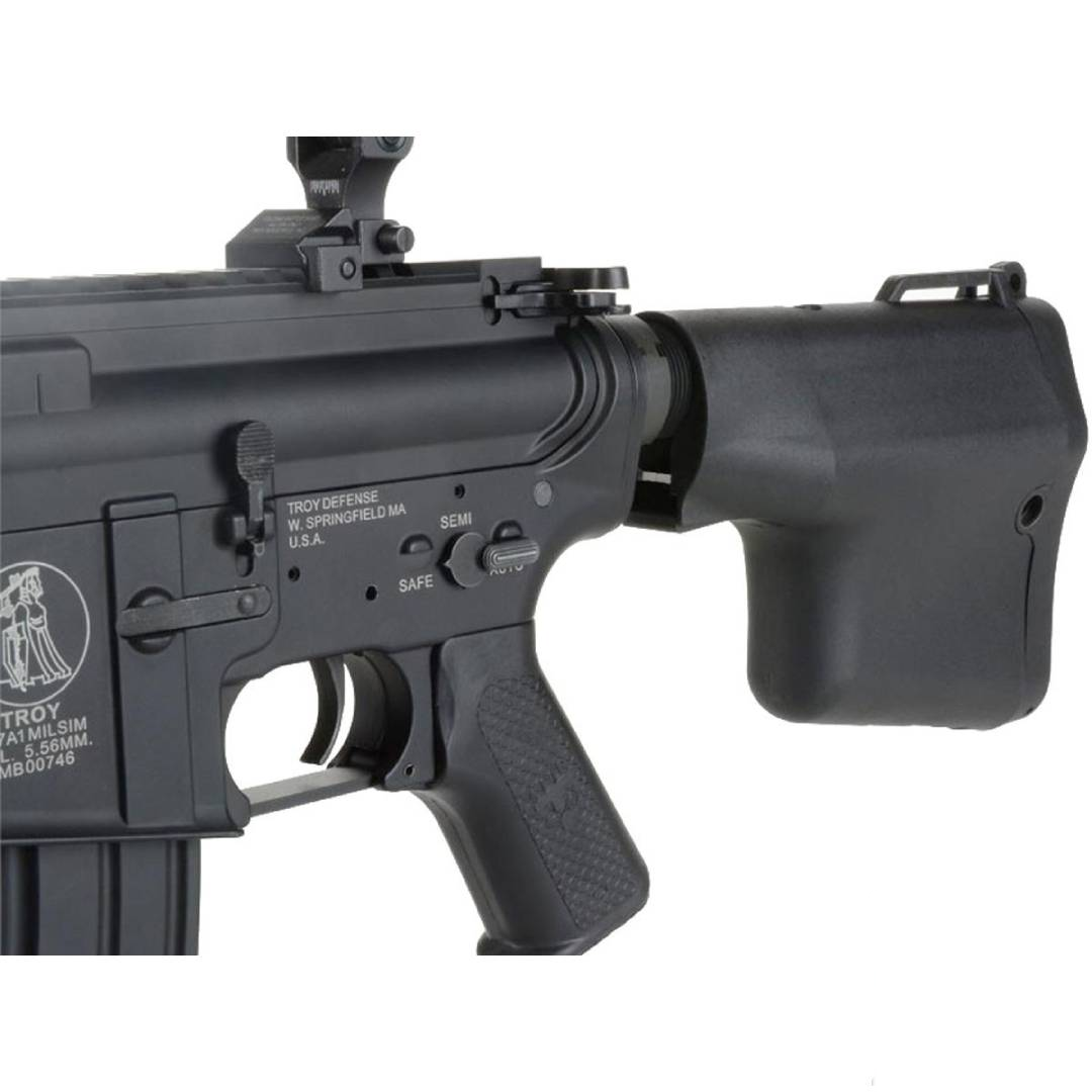 EMG Helios TROY Battle Ax Retractable Stock for Airsoft M4 Buffer Tubes