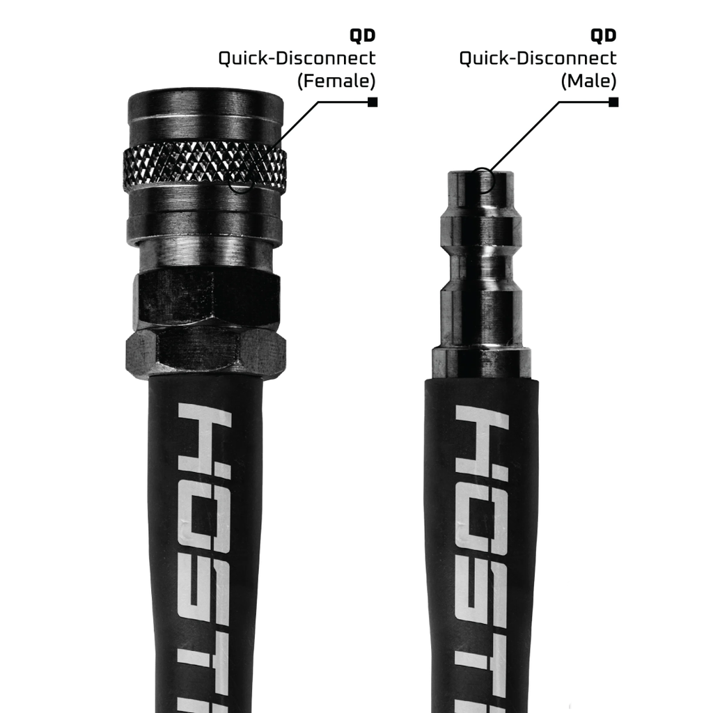 Hostile Flex Line 42" Hose - Black