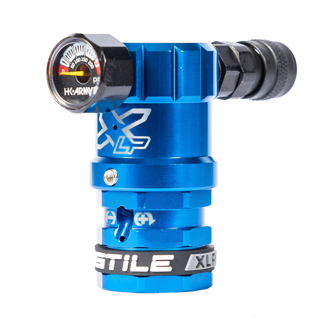 HK ARMY - Hostile® XLP Regulator - Side Port Quick-Disconnect - Blue